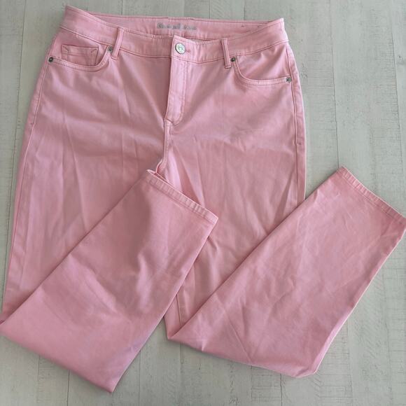 TOMMY BAHAMA Pink Boracay Beach High-Rise Ankle Jeans SIZE: 10 EUC - Picture 2 of 7